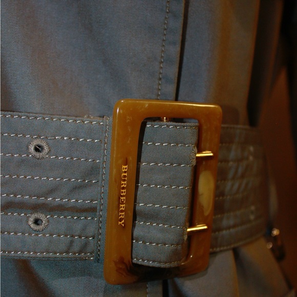 Burberry Dark Blue Trench Coat - Picture 3 of 6